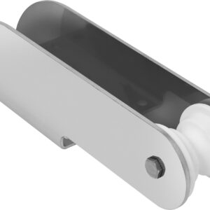 Ankerrulle 220 mm i rustfritt stål