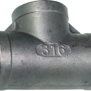 1852 T-stykke syrefast 316 – 3/8 tomme