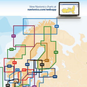 Navionics kart Regular – valgfritt område SD