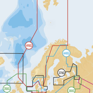 Navionics+ kart – valgfritt område SD
