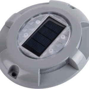 1852 bryggelys aluminium LED med solcelle