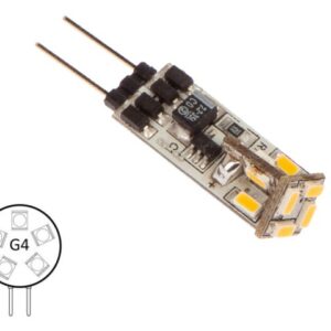 LED G4 varmhvit dimbar – 70 lumen 0,7 W