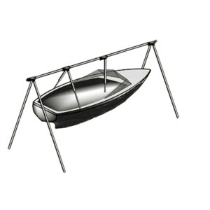 1852 bakkestativ aluminium med bag – 16–18 fot, 6 m